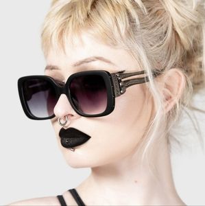 SALLY SUNGLASSES  Killstar - Black and Metal bones